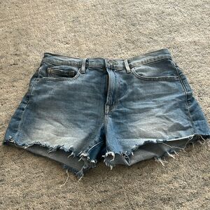 Frame Denim Blue Cropped Ankle Jeans